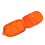 (Orange) Camping Utensil Bag Compact Durable Polyester Portable Orange 4