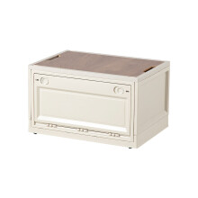 (Large 50.5x35.5x29.5cm) Collapsible Storage Bins Multi Layer Folding Box 50.5x35.5x29.5cm