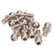 10 Pcs RC Steering Ball Joint Iron Head for ZD Racing