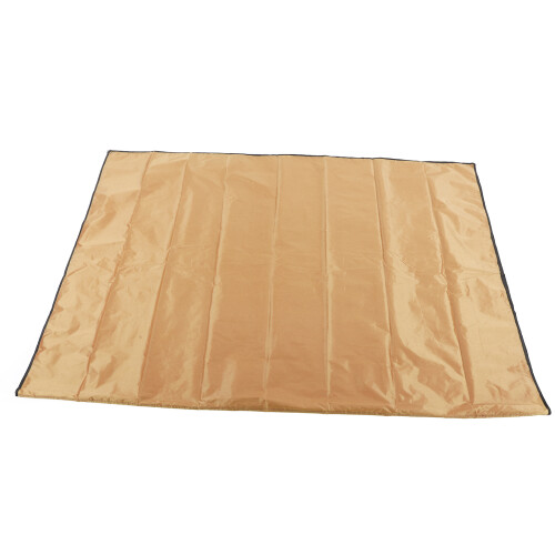 (Khaki) Sun Shade Sail UV Block Foldable Rectangular Garden Pool Khaki 1