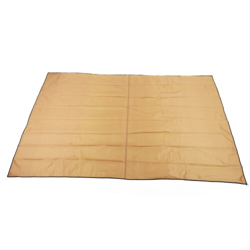 (Khaki) Sun Shade Sail UV Block Foldable Rectangular Garden Pool Khaki 2
