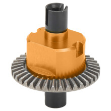 (Gold) 38T Metal Differential Gear Set for HSP 94122 94123 94111 94188 1/10