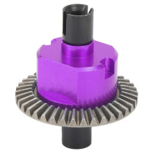 (Purple) 38T Metal Differential Gear Set for HSP 94122 94123 94111 94188 1/10