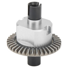 (Silver) 38T Metal Differential Gear Set for HSP 94122 94123 94111 94188 1/10