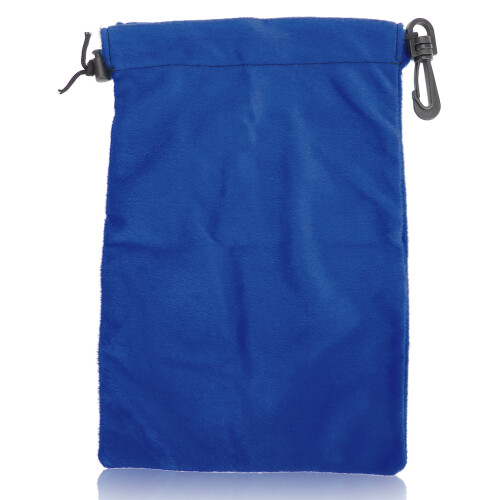 (Blue) Drawstring Storage Bag Double Closure Dustproof Portable Outdoor Bag