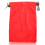 (Red) Drawstring Storage Bag Double Closure Dustproof Portable Outdoor Bag 1