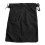 (Black) Drawstring Storage Bag Double Closure Dustproof Portable Outdoor Bag 4