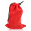 (Red) Drawstring Storage Bag Double Closure Dustproof Portable Outdoor Bag 2