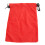 (Red) Drawstring Storage Bag Double Closure Dustproof Portable Outdoor Bag 4