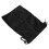 (Black) Drawstring Storage Bag Double Closure Dustproof Portable Outdoor Bag 3