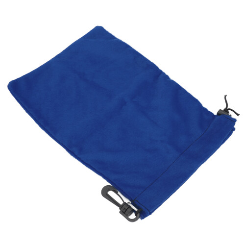 (Blue) Drawstring Storage Bag Double Closure Dustproof Portable Outdoor Bag 2