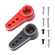 RC Metal Servo Horn 15T for AXIAL SCX24 1/24 Red Black Set