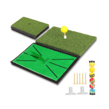 2 in 1 Turf Grass Mat Foldable Hitting Mat for Driving Practice
