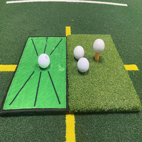 2 in 1 Turf Grass Mat Foldable Hitting Mat for Driving Practice 2