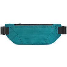 (Blue Universal Below 6.8in) Waterproof Fanny Pack 2 Pockets Adjustable Sport Black Under 6.8in