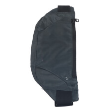 (Dark Gray Universal Below 6.8in) Waterproof Fanny Pack 2 Pockets Adjustable Sport Black Under 6.8in