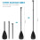 Adjustable Lightweight SUP Paddle Aluminum Magnesium Alloy 1