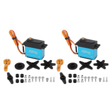 2pcs 25kg Digital Servo 180 Metal Gear Steering 25T Horn