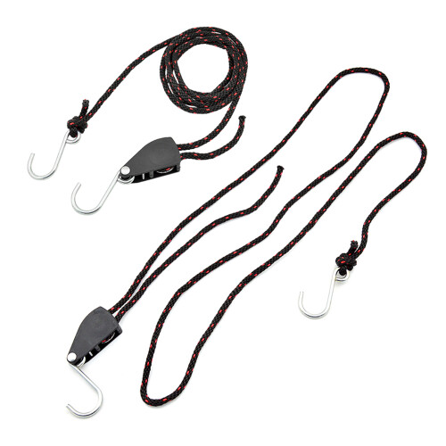 2pcs Kayak Tie Down Straps Ratchet Adjustable Rope Hanger 299.8lbs 1