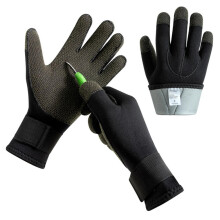 3mm Organic Fiber Dive Gloves Cut Stab Anti Abrasion Non Slip Thermal