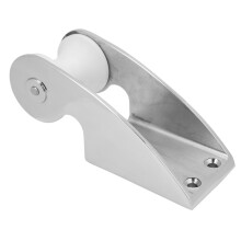 Boat Bow Anchor Roller Bracket Nylon Pulleys Anti Slip Rubber Pad