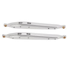 (Silver) 2PCS RC Rear Trailing Arms Aluminum Alloy for Axial RBX10 1/10 RC Car