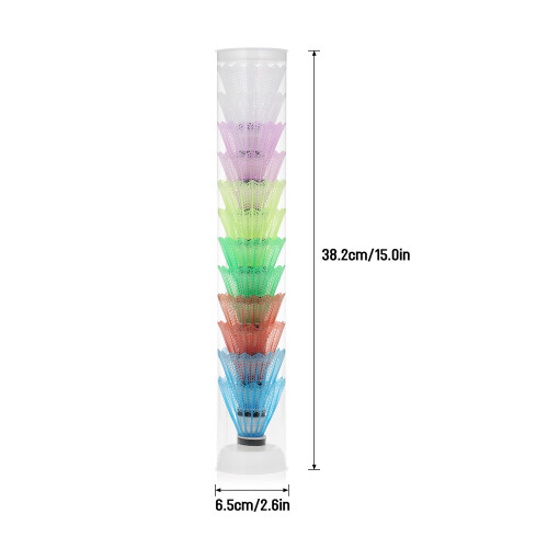 12pcs Nylon Badminton Shuttlecocks Indoor Outdoor Windproof 1