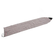 Surfboard Sock 7in Green Red Stripe Elastic Lightweight Travel Bag