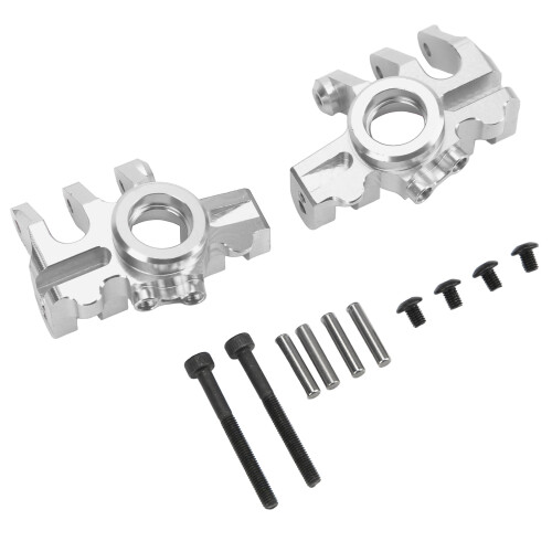 (Silver) RC Car Steering Cup High Strength Aluminum Alloy Silver 2