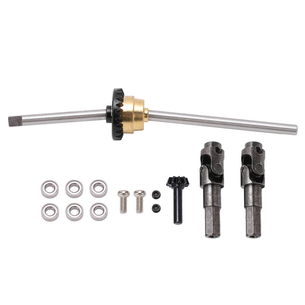 Front Bridge Axle Aluminum Alloy Differential Kit 1/16 Rc Car 500367804773
