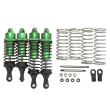(Green) 4pcs RC Front Rear Shock Absorbers for LOSi U4 Tenacity 1/10