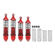 (Red) 4Pcs RC Front Rear Shocks Set for LOSi Lasernut U4 Blue