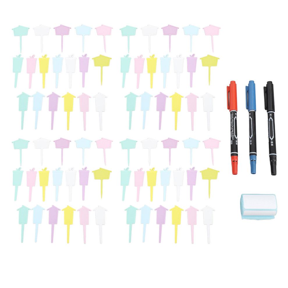 76PCS Plant Labels Set Waterproof Plastic Tags 24pcs Tall/Wide/Potted-image-OPC-PMKBYRZ-NEW