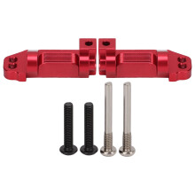 (Red) 2pcs RC Aluminum Front Wheel C Seat Base for Chevrolet C10 1967 Red