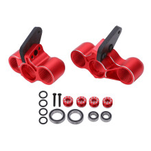 (Red) RC Front Steering Cup Aluminum Alloy Enlarged Bearings ARRMA Blue