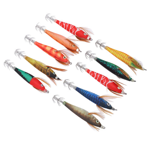 Fishing Lures Simulation Shrimp Bait Set Artificial Hook with Bag 1