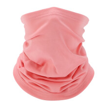 (Pink) Skinfriendly Ice Silk UV Protection Scarf for Cycling Fishing