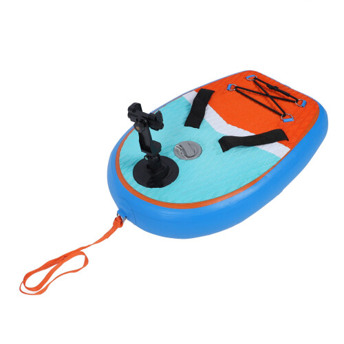 Inflatable Swim Kickboard Thickened Large Buoyancy Float Phone Holder 1