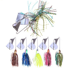5Pcs Spinnerbait Lure Kit for Bass Trout Salmon