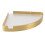 (Gold) Corner Shower Shelf Wall Mounted Triangular Floating Black 3