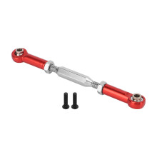 (Red) Metal Servo Link Pull Rod for JLB 1/10 RC Monster Truck Red