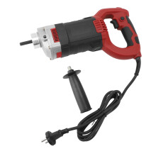 (Red Black, 1000W, 32.5x16.5x7.5cm) Handheld Concrete Vibrator 5000RPM Lock Switch Heat Dissipation