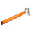 (Orange) Multifunctional Camping Tent Peg Hammer Stakes Nail Puller Silver 5