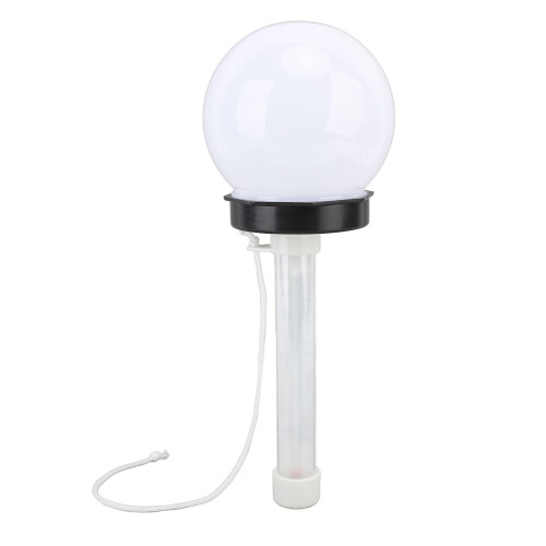 (White Light) Thermoscope Floating Pool Light Solar Temperature Warm Light 2