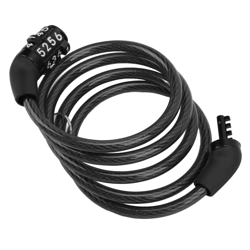 Bicycle Combination Lock 4-Digit Cable Lock for Mountain Bike-image-OPC-PMKC29V-NEW