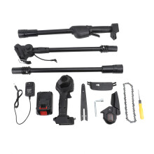 (3 Section) Cordless Pole Saw Handheld Tree Trimmer 2000mAh Battery Aluminum