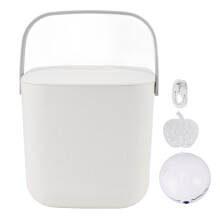 (White) 18W Mini Dish Washer with Bucket USB Rechargeable Portable for RVs