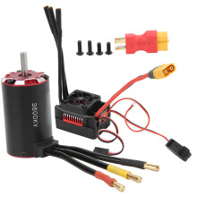 V2 Supersonic 3660 3600KV Sensored Brushless Motor Kit 80A ESC 1/10 RC