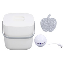 (White Bucket) Portable USB Dishwasher Mini Sink Auto Shutdown Pink Bucket