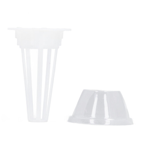 (Set 3) Hydroponic Pods Kit Soilless Grow Baskets Domes Labels 1